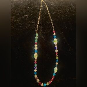 🟢Ceramic/glass beaded necklace🟢